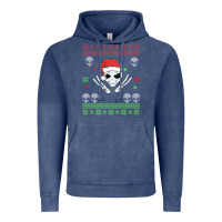 Vintage Denim alien ugly christmas Vintage Hoodie - Bettercallsaul