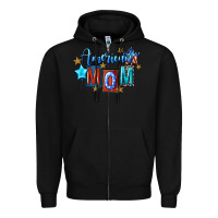 Black American mom Mother's Day Zipper Hoodie - FaDigitalArtStudio