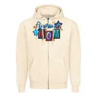 Sandshell American mom Mother's Day Zipper Hoodie - FaDigitalArtStudio