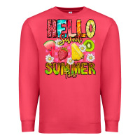 Cardinal Hello Sweet Summer Time Premium Sweatshirt - CowhideDigitalArt