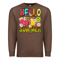 Chestnut Hello Sweet Summer Time Premium Sweatshirt - CowhideDigitalArt