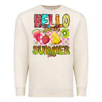 Sandshell Hello Sweet Summer Time Premium Sweatshirt - CowhideDigitalArt