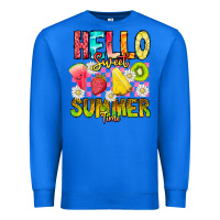 True Royal Hello Sweet Summer Time Premium Sweatshirt - CowhideDigitalArt