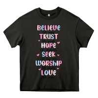 Asphalt believe like mary trust like joseph valentine s da Heavy Core Tee - MaliasSmallBusiness