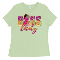 Boss Lady Afro Woman Ladies Tee | Teevron
