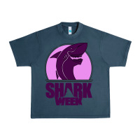 Midnight Navy shark Week Urban Heavy Tee - Bettercallsaul