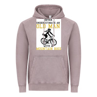 Vintage Zinc Never Underestimate An Old Man With A Mountain Bike Vintage Hoodie - Bettercallsaul