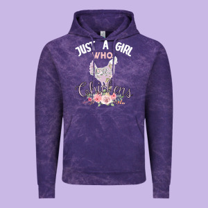 Just A Girl Who Loves Chickens Vintage Hoodie Designed By Bettercallsaul