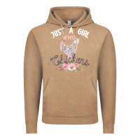 Vintage Coffee Just a girl who loves chickens Vintage Hoodie - Bettercallsaul