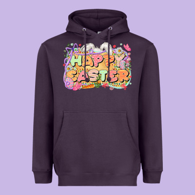 Happy Easter Heavyweight Hoodie Designed By Lillyallendesigns