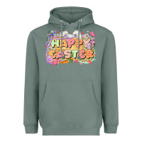 Sage Happy Easter Heavyweight Hoodie - LillyAllenDesigns