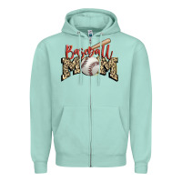 Baseball Mom Zipper Hoodie | Teevron