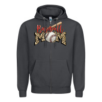 Smoke baseball mom Zipper Hoodie - FaDigitalArtStudio