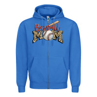 True Royal baseball mom Zipper Hoodie - FaDigitalArtStudio