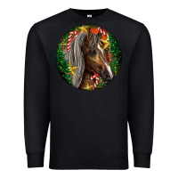 Black Tennessee Horse Christmas Premium Sweatshirt - LillyAllenDesigns
