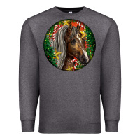 Charcoal Heather Tennessee Horse Christmas Premium Sweatshirt - LillyAllenDesigns
