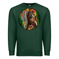 Sports Green Tennessee Horse Christmas Premium Sweatshirt - LillyAllenDesigns