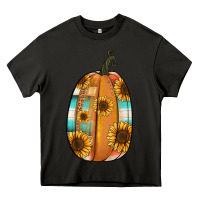 Asphalt Serape sunflower pumpkin Heavy Core Tee - NancyCooperArtShop