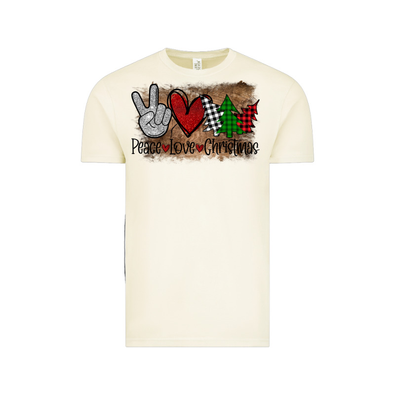 Peace Love Christmas Vintage Tee by Bettercallsaul | Teevron