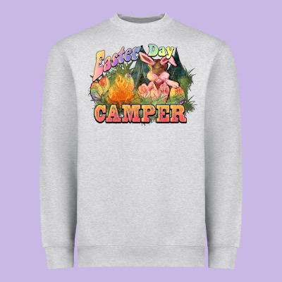 Easter Day Camper Heavyweight Sweatshirt Designed By Howdyjamesfarm
