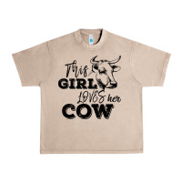 French Oak This Girl Loves Her Cow Urban Heavy Tee - Bettercallsaul