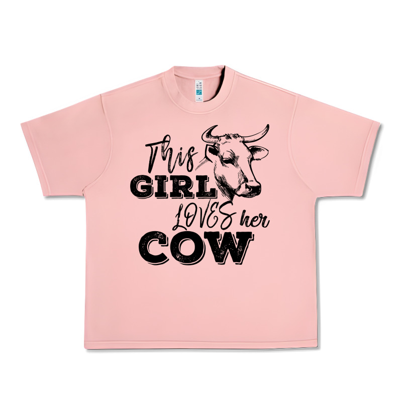This Girl Loves Her Cow Urban Heavy Tee by Bettercallsaul | Teevron
