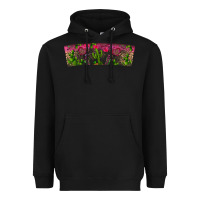 Black Stuck On You Heavyweight Hoodie - CowhideDigitalArt