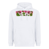 White Stuck On You Heavyweight Hoodie - CowhideDigitalArt