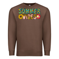 Chestnut Summer Vibes Premium Sweatshirt - CowhideDigitalArt