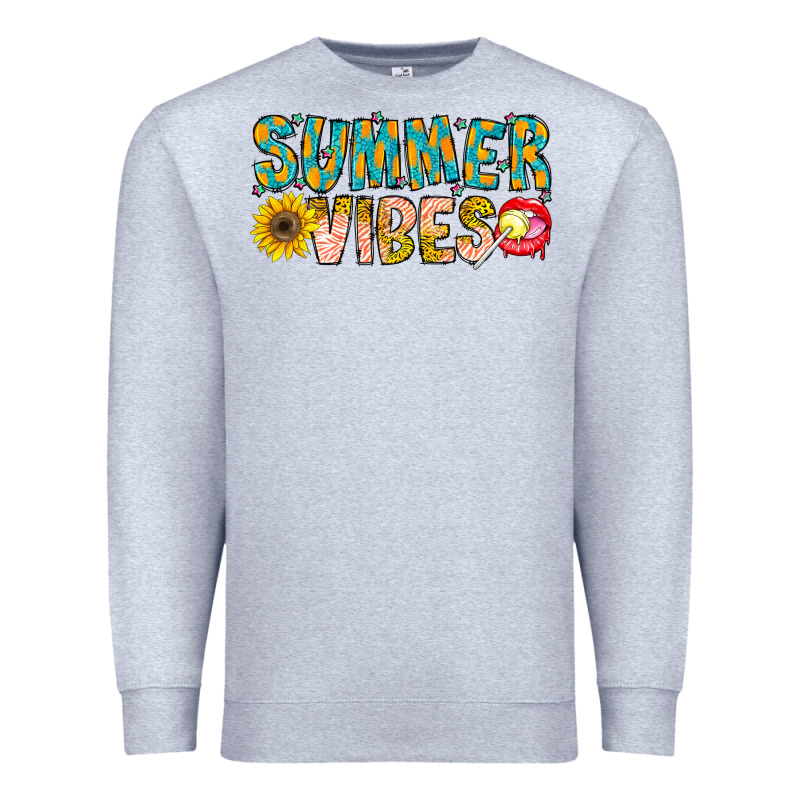 Summer Vibes Premium Sweatshirt by CowhideDigitalArt | Teevron