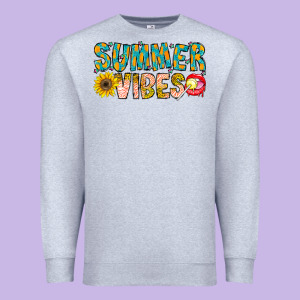 Summer Vibes Premium Sweatshirt Designed By Cowhidedigitalart