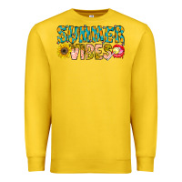 Lemon Summer Vibes Premium Sweatshirt - CowhideDigitalArt