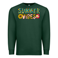 Sports Green Summer Vibes Premium Sweatshirt - CowhideDigitalArt