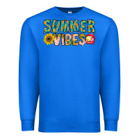True Royal Summer Vibes Premium Sweatshirt - CowhideDigitalArt
