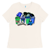 Bone wrestling coffee cups Ladies Tee - NancyCooperArtShop