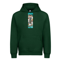 Forest Green mimi sunflower cowhide leopard  pen wrap Urban Hoodie - Artiststas