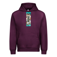 Mauve Wine mimi sunflower cowhide leopard  pen wrap Urban Hoodie - Artiststas