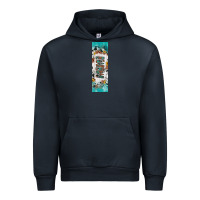 Navy mimi sunflower cowhide leopard  pen wrap Urban Hoodie - Artiststas