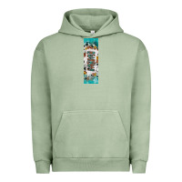 Pigment Oil Green mimi sunflower cowhide leopard  pen wrap Urban Hoodie - Artiststas