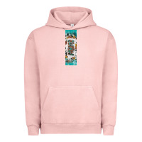 Pigment Salmon mimi sunflower cowhide leopard  pen wrap Urban Hoodie - Artiststas