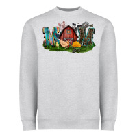 Heather Grey Barn Mom Mother's Day Heavyweight Sweatshirt - CowGirlArtShop