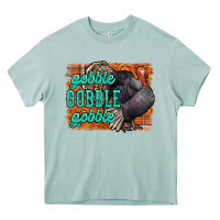 Arona Thanksgiving Turkey Gobble Gobble Heavy Core Tee - NancyCooperArtShop