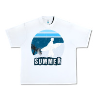 White Summer Surf Urban Heavy Tee - Bettercallsaul