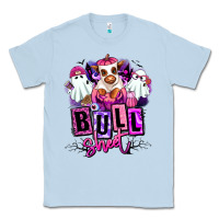 Dusty Blue Bull sheet Halloween ghost Heifer Classic Tee - RanaPortraitStore