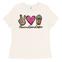Bone peace love coffee Ladies Tee - Jasminsmagicworld