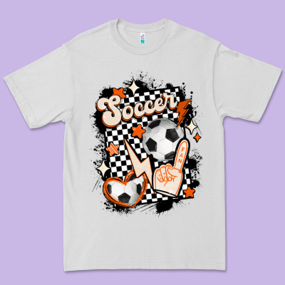Vintage Soccer Premium Tee Designed By Maliassmallbusiness