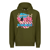 Army Green Memorial Day honor and remember Premium Hoodie - FaDigitalArtStudio