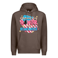 Coffee Memorial Day honor and remember Premium Hoodie - FaDigitalArtStudio