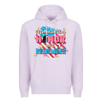 Lilac Memorial Day honor and remember Premium Hoodie - FaDigitalArtStudio