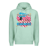 Seafoam Memorial Day honor and remember Premium Hoodie - FaDigitalArtStudio